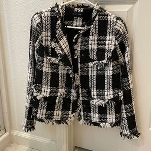 1.State plaid jacket XXS